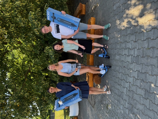 Roller für den Radlführerschein